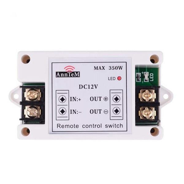 1套 白色+黑色 塑料+金属 DC12V 40A单路继电器遥控开关 350W 无