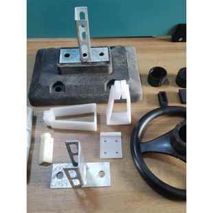 温室潮汐盘育苗盆苗床配件网片横撑防翻卡手轮调节底座铝合金边框