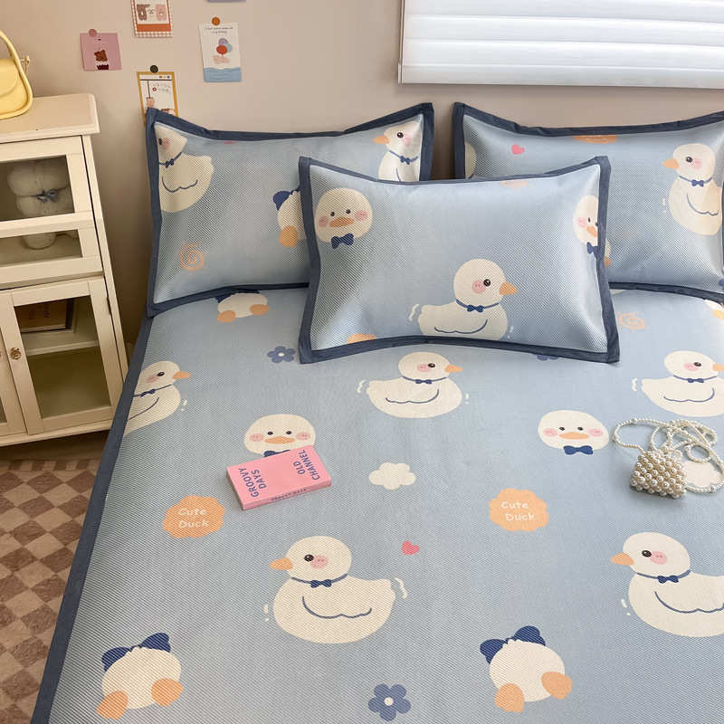 学生宿舍夏季席子床草席新款笠丝款可水洗凉席藤机夏天冰2025