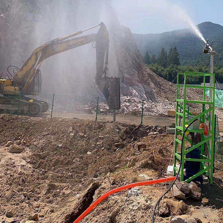 建筑工地高压降尘塔炮 矿区远射程喷淋炮塔 自动降尘高压炮