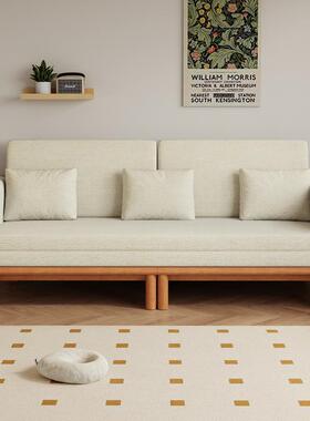 实木沙发床叠两用折小型体一多户功能伸缩客ONY厅抽拉式沙发2024