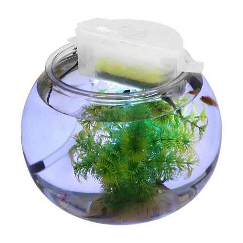 过滤盒带水泵带灯一体 鱼缸专用过滤盒净化水质顶部过滤增氧用