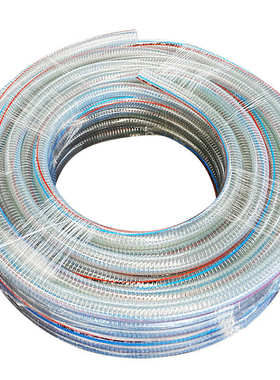 1pvc/75钢丝3水泵32//2550/透明油管/软管4/毫米寸加厚水管塑料2