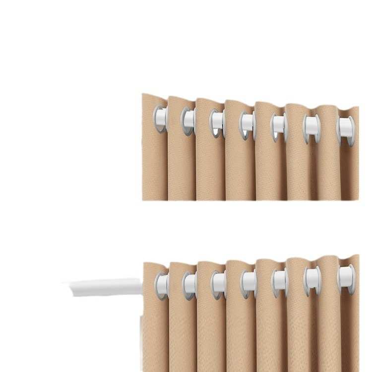 免打孔伸缩杆安装窗帘杆单杆窗帘支架可升缩罗马杆晾衣杆浴帘撑杆