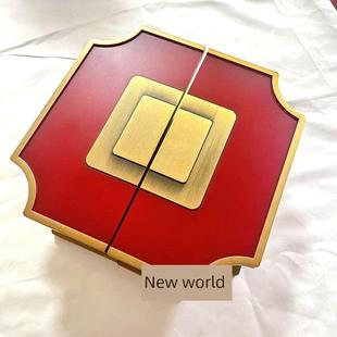 新中式彷古玻璃门拉手半圆大门拉手古铜双开木门把手定制包厢拉手