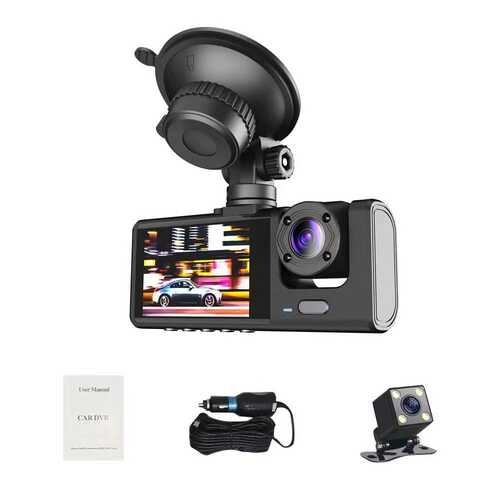 私模3镜头录像行车记录仪2寸屏车载记录器高清夜视DASHCAM