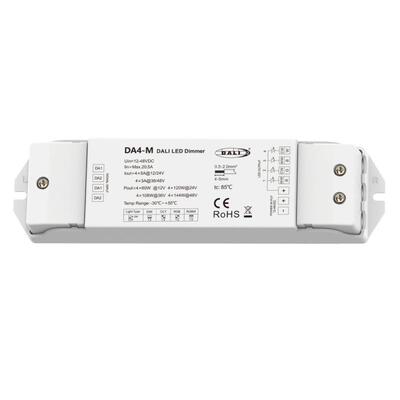 DALI4路恒压LED调光器单地址DT6调光DT8-TC⾊温DT8-RGBDT8-RGBW
