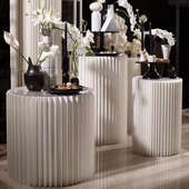 批发十八圆柱展示台折叠纸展柜鞋 包商场橱窗中岛高低落地陈列展架