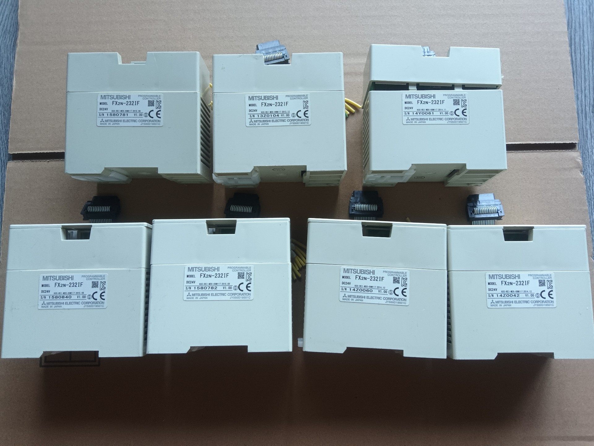 FX2N-232IF，三菱原装拆机，成色漂亮，功能完好，有一