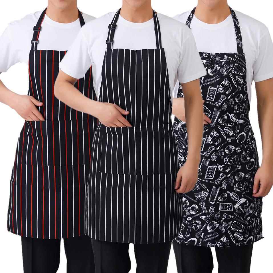 厨师围裙酒店餐厅食堂工作服围裙咖啡厅餐饮饭店男女挂脖围裙