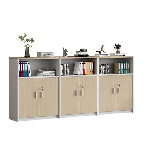 办公室矮柜储物柜办公柜资料抽屉柜带锁收纳柜文件小柜子打印机柜