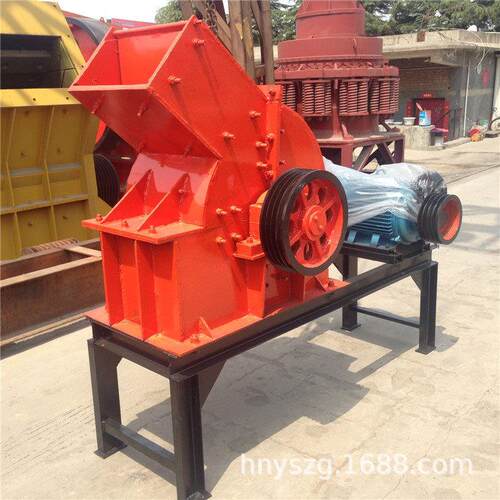 小型锤破打砂机 PC瓦30*020花岗岩粉碎机 PC300*20建筑垃圾砖块0