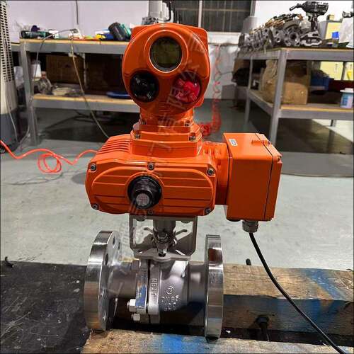 上海蝶灵蝶灵Q941F-64P D复N65动智能型断电位电C球阀A220V