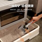 用品猫宠物抽屉式 厕所蹭 超猫砂狗狗折叠全封闭毛猫咪大号盆封闭式