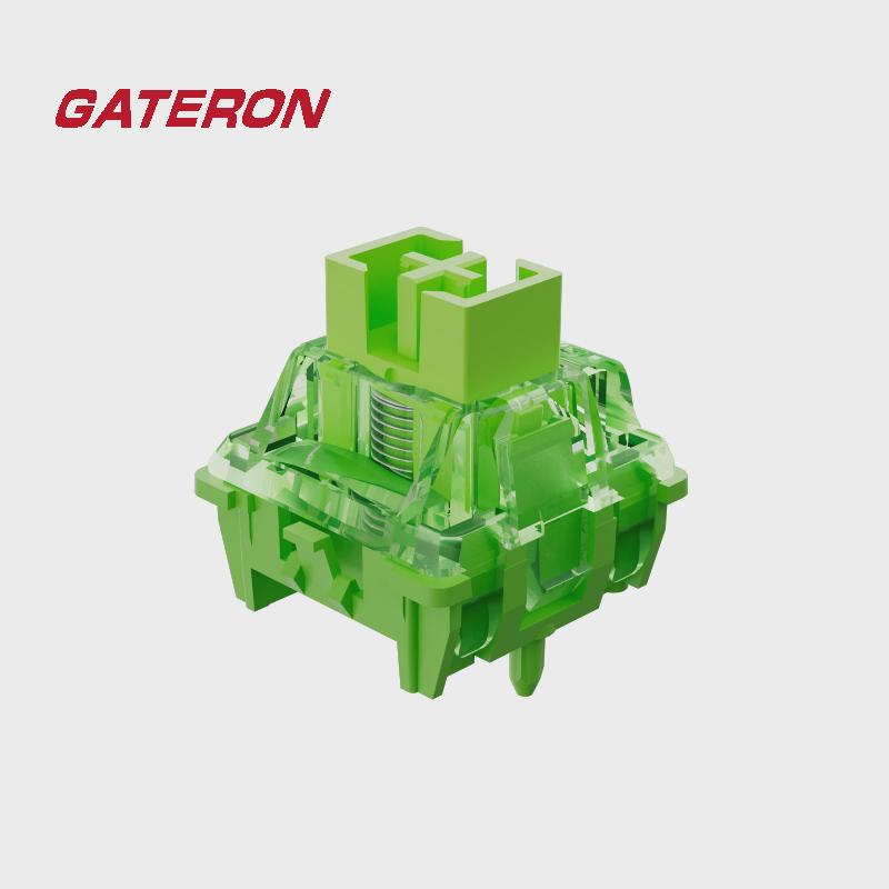 GATERON佳达隆绿龙磁轴FPS游戏玩家精调封底设计HIFI音键盘开关