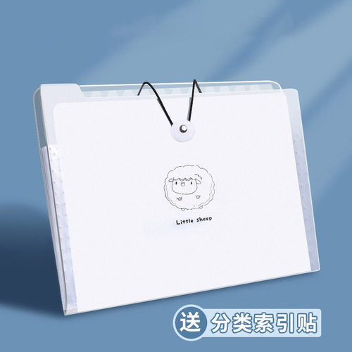 文件袋高中生风琴学生透明事务包