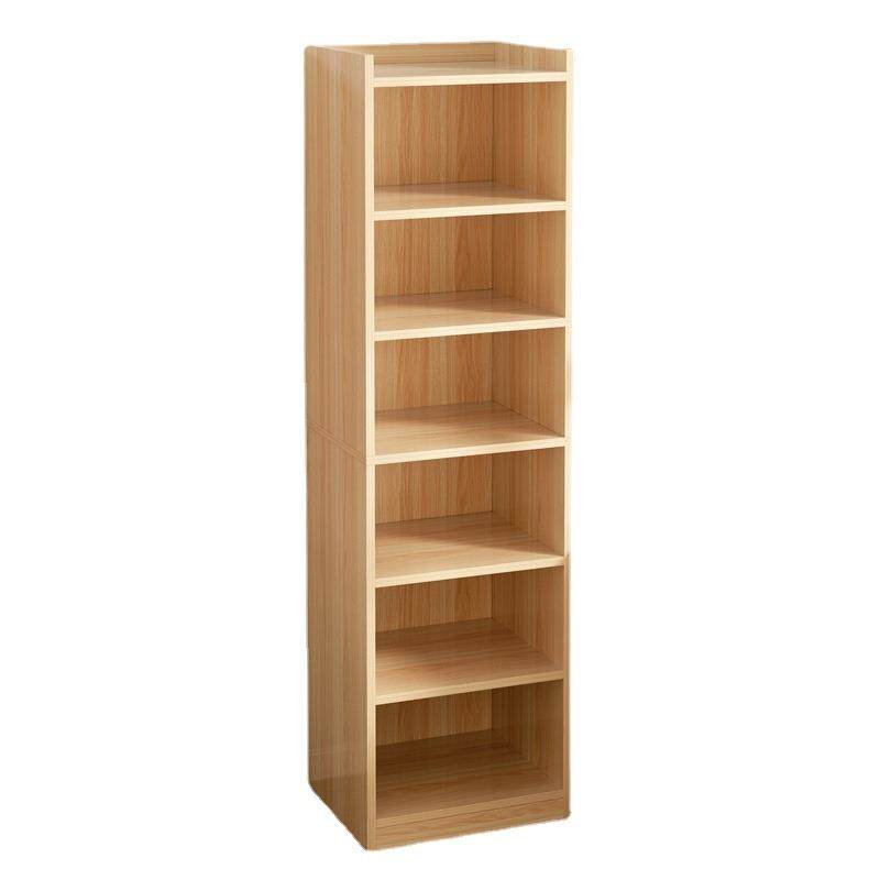 NARROW SEAM BOOKCASE BOOKCASE FLOOR-TO-CEILING SIMPLE LIVING ROOM SMALL STORAGE CABINET HOUSEHOLD LAYERED CABINET CORNER STORAGE CABINET