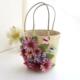 Bag Storage Portable Straw Woven Handmade Shoulder Flower