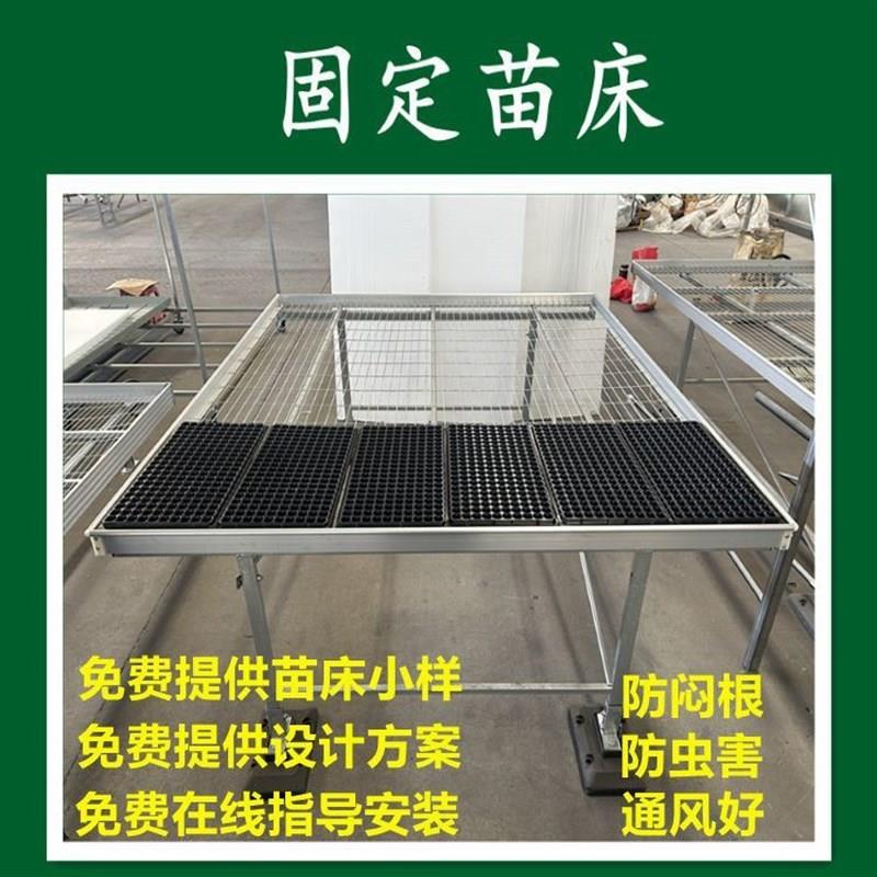 网热育苗苗床镀锌网片盆栽棚子花架大棚室外移动架子花圃苗床固定