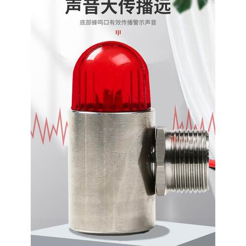 工业防爆型不锈钢声光报警器12v一体气体探测警示灯24v闪光灯led