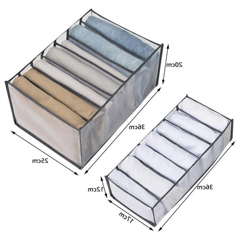 Clothes Organizer Jeans Storage Box Organizer Box Wardrobe C