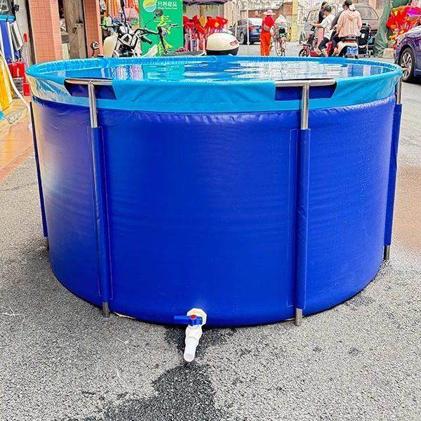 蓄水池锦鲤地缸暂养殖不锈钢圆形刀刮布帆布鱼池加厚带支架子全套,居家日用,防雨布,淘宝优惠券,粉丝福利购,淘宝优惠卷