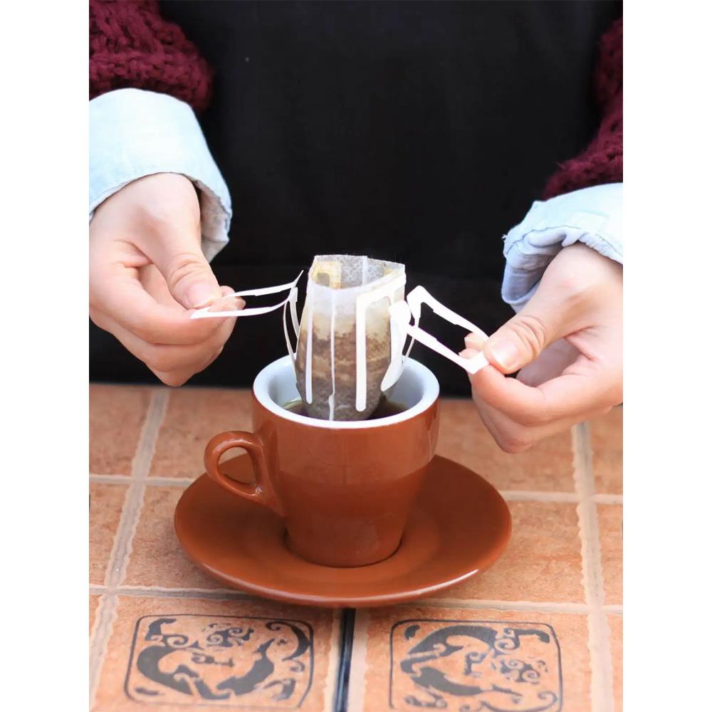 【天猫正品】50枚挂耳咖啡滤纸拉耳式过滤袋便携滴漏式手冲咖啡粉