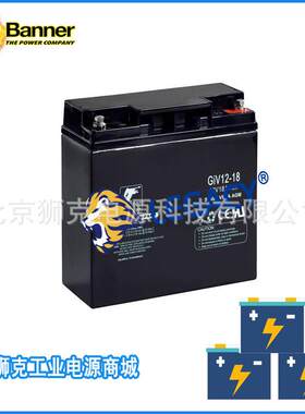 奥地利Banner班纳蓄电池GiV12-45/12V45AH能源电池
