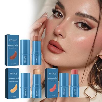 eelhoe Multi-Function Highlight and Shadow Blush Stick - A 3