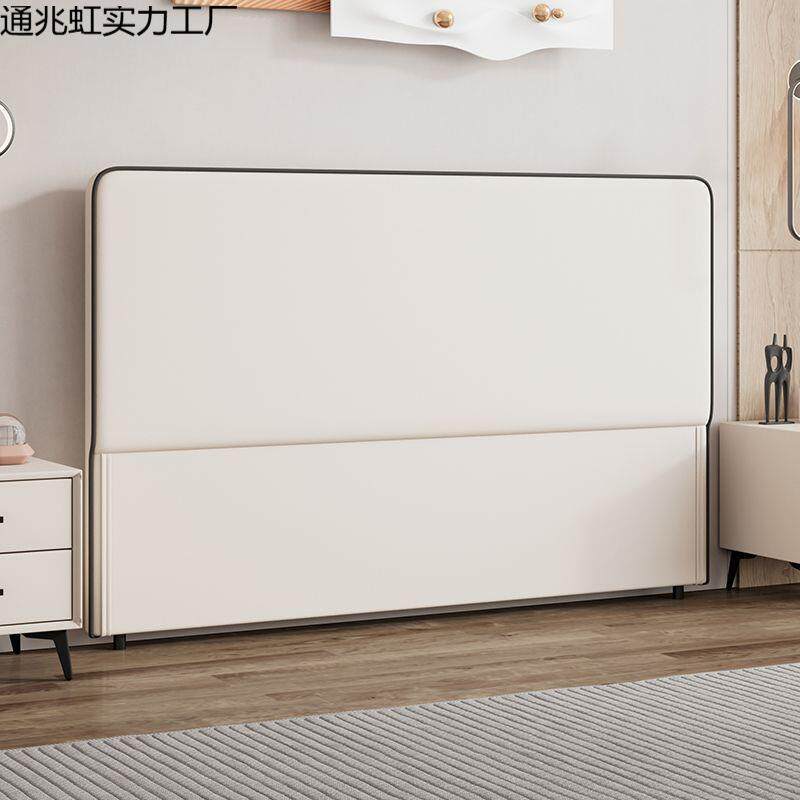 床头单买落地法式落地软靠背网红新款实木单双人单个床头家用落地