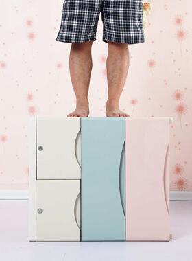 塑料收纳柜抽玩屉式收儿纳柜60面宽多彩储SC-6065物柜具整理柜童