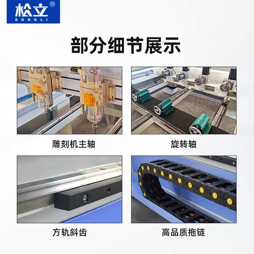 1325数控木工广告雕刻机cnc亚克力泡沫大型全自动平面立体切割机