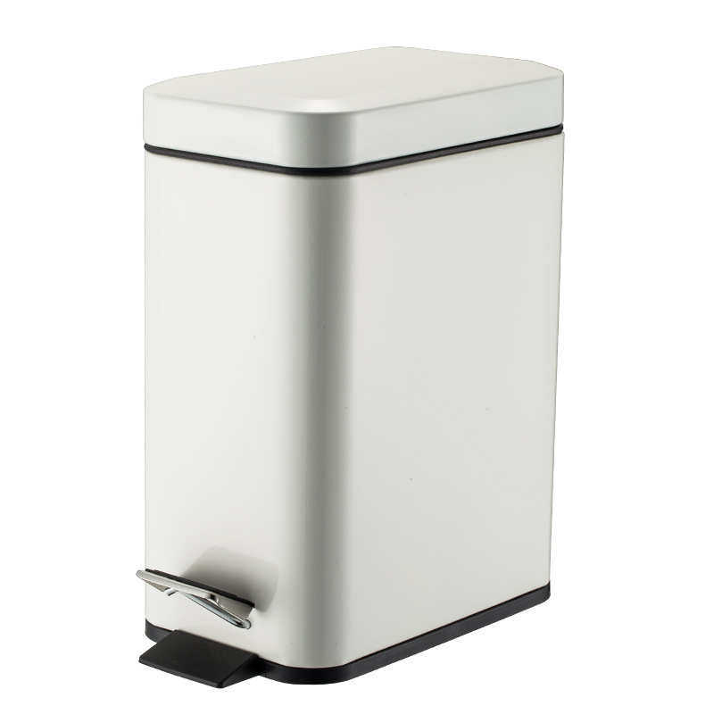家用不锈钢垃圾桶长方形酒店厨房脚踏带盖小号静音缓降卫生间卧室,家庭/个人清洁工具,垃圾桶,淘宝优惠券,粉丝福利购,淘宝优惠卷
