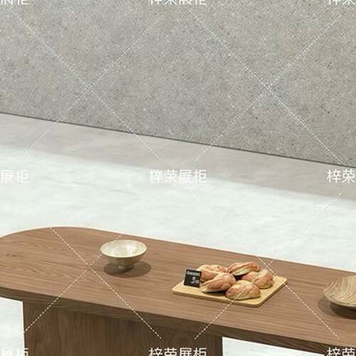 流水台高低中岛桌烘焙店咖啡厅茶饮茶具促销展示台样品陈列桌定制