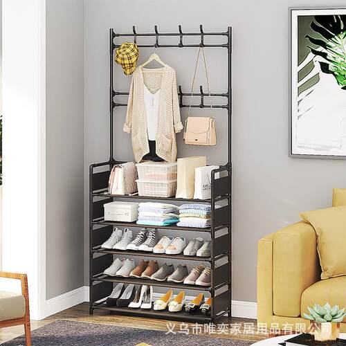 Steel shoe rack Shoes Storage Racks Shelf Household Stand