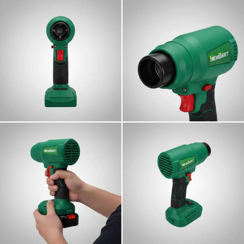 小型工业级大功率锂电吹风机手持式吹叶除尘吹雪暴风机充电式