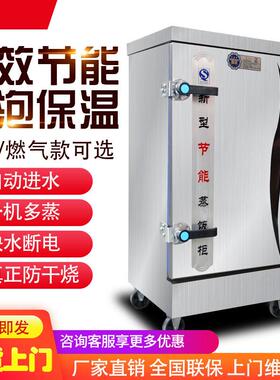 蒸饭柜商用电蒸箱蒸饭车220v家用小型全自动蒸饭机4盘6盘12盘蒸柜