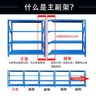 仓库货架储物间中型加厚超强承重厦门拆装 仓储五金配件展示收纳架