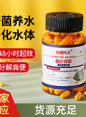 硝化细菌胶囊龙鱼缸净水剂水质稳定剂浓缩干粉菌 硝化菌胶囊