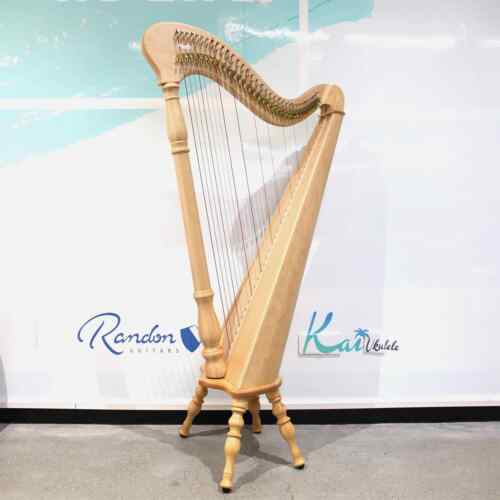正品弦台制Krist4all爱尔兰竖琴20至0选择 古典34弦深咖色湾扳键