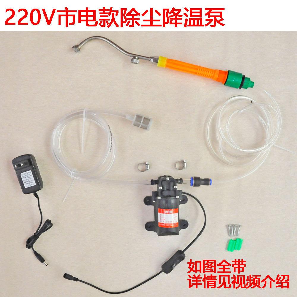 微水泵降温喷雾自吸泵浦车载12V喷雾水泵雾化喷水小流量散热器喷