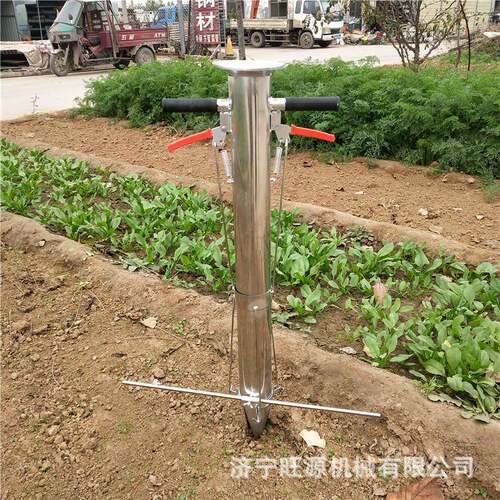 人工移栽器 不锈钢栽苗器 手提双把手栽苗器