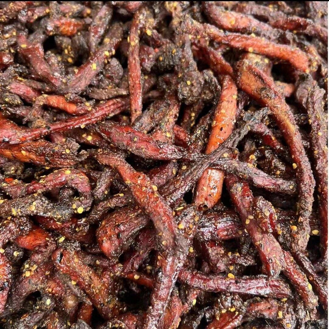 云南特色麻辣炭烤肉干100G/袋
