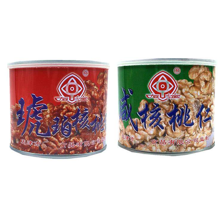 天津友谊咸核桃仁 琥珀核桃仁 罐装100g 坚果甜核桃零食 罐头