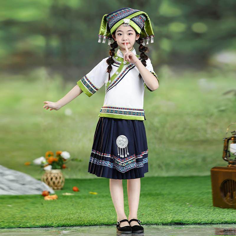 高档三月三儿童少数族服装广演西壮民族瑶族土族男家女童彝族苗族,童装/婴儿装/亲子装,儿童演出服,淘宝优惠券,粉丝福利购,淘宝优惠卷