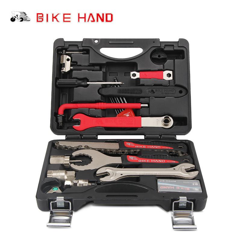 BIKEHAND多功能工具箱单车专业维修工具箱自行车修理工具组合套装