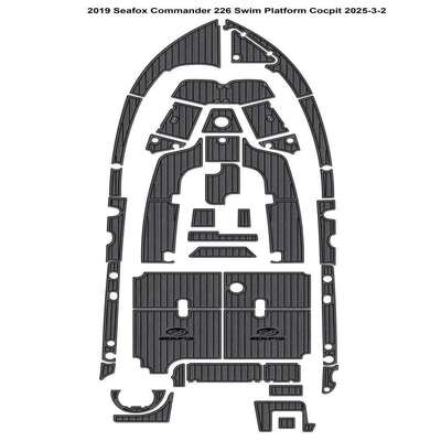 2019 Sea Fox Commander 226 游艇船舶EVA柚木地板亚马逊eBay热销