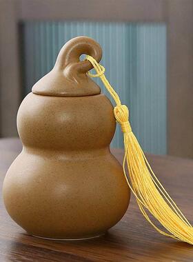 黄色陶瓷葫芦卫生间厨房在西北葫芦摆件火烧天门五行补角葫芦装饰