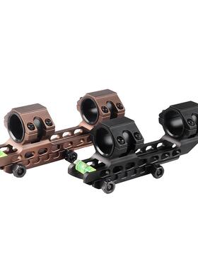 瞄镜水平仪连体管夹后延水平仪连体支架25.4/30mm水平仪管夹