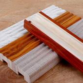 实木边线条ZTU实漆木罗马柱免装 饰线条衣柜封生态条板收口压边装